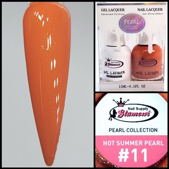 PEARL Gel Polish / Nail Lacquer HOT SUMMER PEARL #11