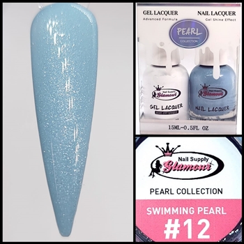 PEARL Gel Polish / Nail Lacquer SWIMMING PEARL #12