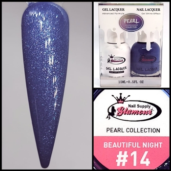 PEARL Gel Polish / Nail Lacquer BEAUTIFUL NIGHT #14