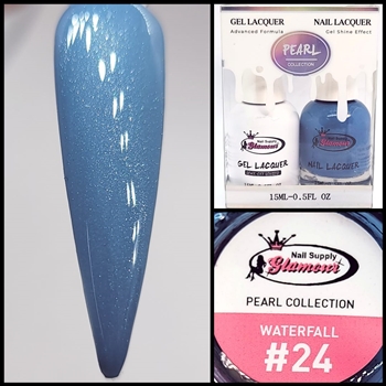 PEARL Gel Polish / Nail Lacquer WATERFALL #24