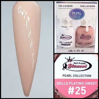 PEARL Gel Polish / Nail Lacquer DOLLS PLAYING SWEET #25