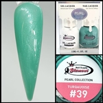 PEARL Gel Polish / Nail Lacquer DUO TURQAUOISE #39