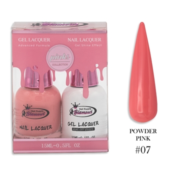 PINKS Gel Polish / Nail Lacquer DUO NEARLY PASSIONATE # 07