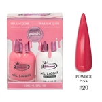PINKS Gel Polish / Nail Lacquer DUO FRENCH ROSE # 20