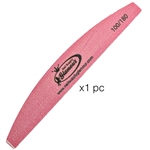 PINK Nail Files HALF-MOON 100/180 (1 pc)