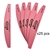 PINK Nail Files HALF-MOON 150/150 (Pack 25 pcs)