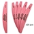 PINK Nail Files HALFMOON 80/80 (Pack 25 pcs)