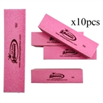 PINK Block Nail Buffer 100/100 Pack (10 pcs)