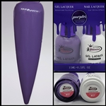 PURPLES Gel Polish / Nail Lacquer DUO WOW BEAUTY # 07