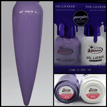 PURPLES Gel Polish / Nail Lacquer DUO THIS IS THAT COLOR # 10