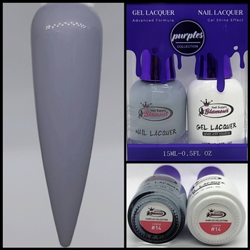 PURPLES Gel Polish / Nail Lacquer DUO I KNOW # 14