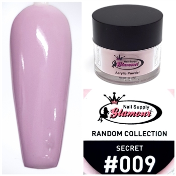 Glamour RANDOM Acrylic collection SECRET 1oz #009