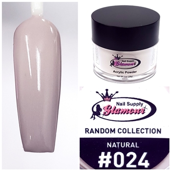 Glamour RANDOM Acrylic collection NATURAL 1oz #024