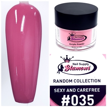 Glamour RANDOM Acrylic collection SEXY AND CAREFREE 1oz #035