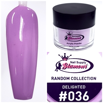 Glamour RANDOM Acrylic collection DELIGHTENED 1oz #036