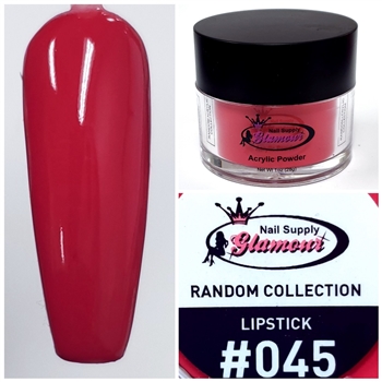 Glamour RANDOM Acrylic collection LIPSTICK 1oz #045