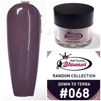 Glamour RANDOM Acrylic collection DOWN TO TERRA 1oz #068