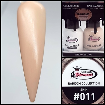 RANDOM Gel Polish / Nail Lacquer DUO SKIN #11