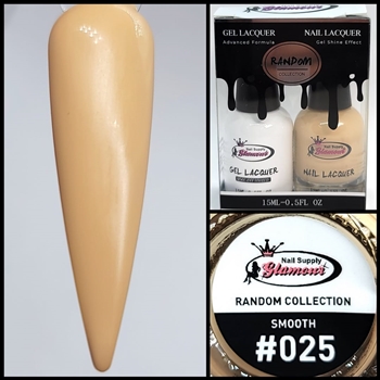 RANDOM Gel Polish / Nail Lacquer DUO SMOOTH #25