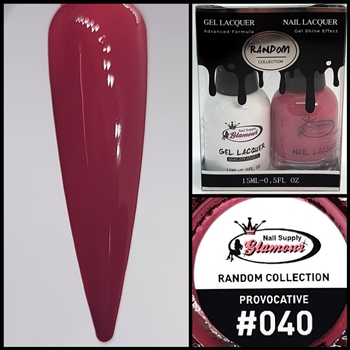 RANDOM Gel Polish / Nail Lacquer DUO PROVOCACTIVE #40