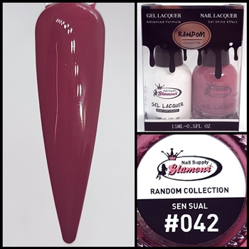 RANDOM Gel Polish / Nail Lacquer DUO SENSUAL #42