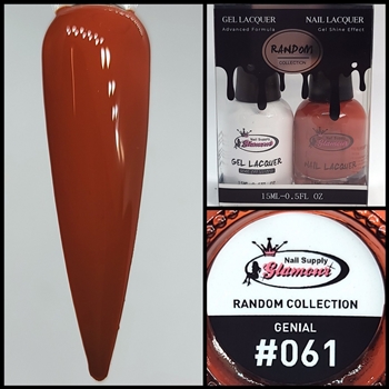 RANDOM Gel Polish / Nail Lacquer DUO GENIAL #61