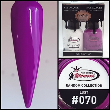 RANDOM Gel Polish / Nail Lacquer DUO LUST #70