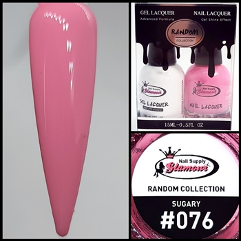 RANDOM Gel Polish / Nail Lacquer DUO SUGARY #76