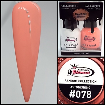 RANDOM Gel Polish / Nail Lacquer DUO ASTONISHING #78