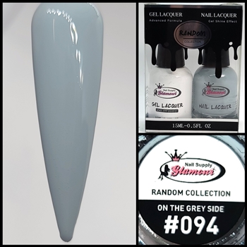 RANDOM Gel Polish / Nail Lacquer DUO ON THE GREY SIDE #94