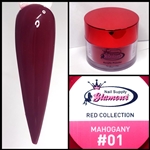 Glamour RED Acrylic collection MAHOGANY 1 oz #01