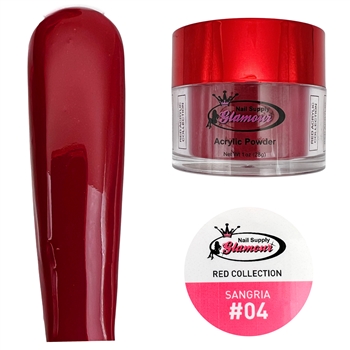 Glamour RED Acrylic collection SANGRIA 1 oz #04