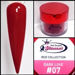 Glamour RED Acrylic collection DARK LOVE 1 oz #07