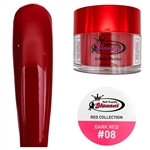 Glamour RED Acrylic collection DARK RED 1 oz #08