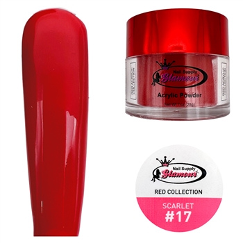 Glamour RED Acrylic collection SCARLET 1 oz #17