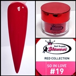Glamour RED Acrylic collection SO IN LOVE 1 oz #19