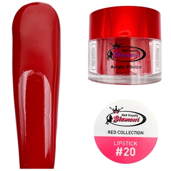 Glamour RED Acrylic collection LIPSTICK 1 oz #20