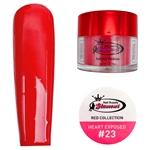 Glamour RED Acrylic collection HEART EXPOSED 1 oz #23