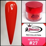 Glamour RED Acrylic collection NEON RED 1 oz #27