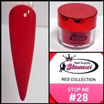 Glamour RED Acrylic Collection STOP ME #28 1oz