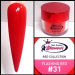 Glamour RED Acrylic collection FLASHING RED 1 oz #31