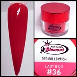 Glamour RED Acrylic Collection LADY BUG #36 1oz
