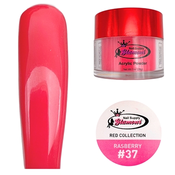 Glamour RED Acrylic collection RASBERRY 1 oz #37