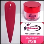 Glamour RED Acrylic collection STRAWBERRY 1 oz #38