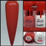 REDS Gel Polish / Nail Lacquer DUO REDISH RED # 34