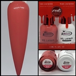 REDS Gel Polish / Nail Lacquer DUO CORAL RED # 35