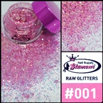 Glamour RAW GLITTER # 001 ( Jar 7g )