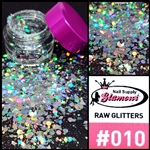 Glamour RAW GLITTER # 010 ( Jar 7g )