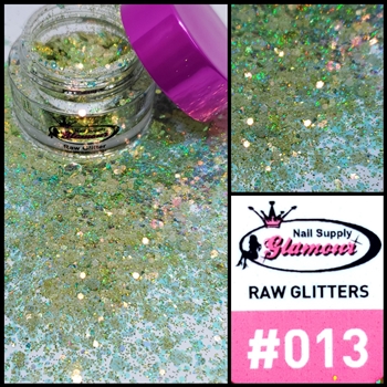 Glamour RAW GLITTER # 013 ( Jar 7g )