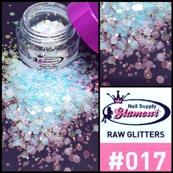 Glamour RAW GLITTER # 017 ( Jar 7g )